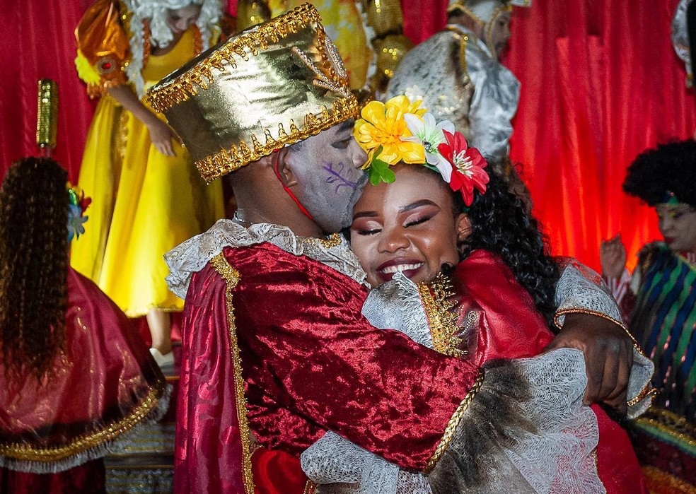 Imperadores do Samba é campeã do Carnaval 2022 de Porto Alegre — Foto: Thalles Matos/Divulgação