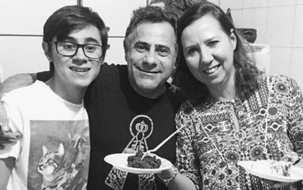 Rafael Miguel, João Alcisio Miguel e Miriam Selma Miguel: ator e pais foram mortos a tiros por Paulo Cupertino Matias em SP — Foto: Reprodução/Arquivo pessoal