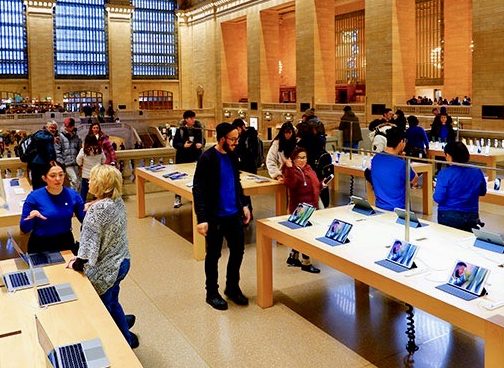 Loja da Apple na 5ª Avenida em Manhattan, Nova Iorque, Estados