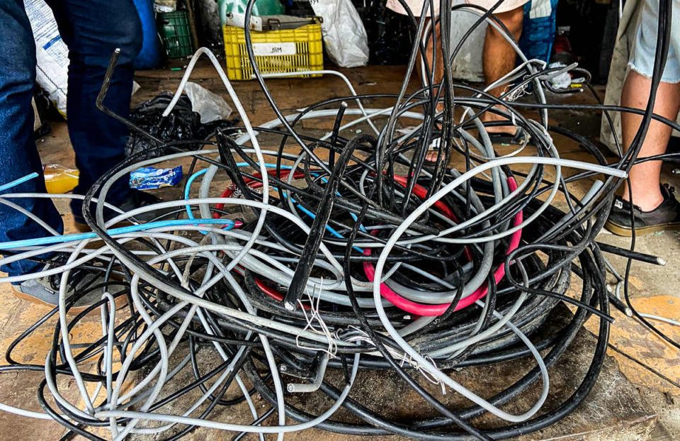 Ofensiva tem como foco a receptação de fios e cabos furtados. (Foto: Arquivo/PMPA)